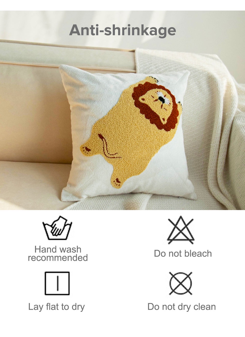 Nordic Style Cartoon Pillow-5